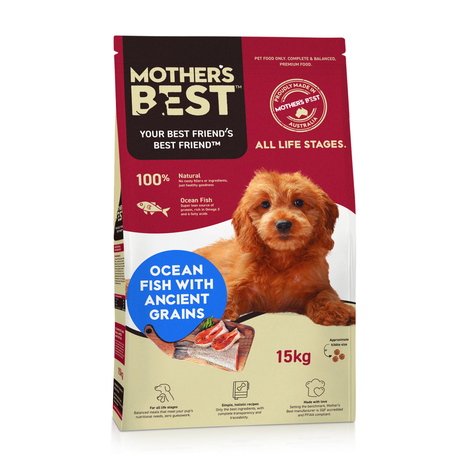 Mother’s Best Ancient Grains with Ocean Fish 15kg